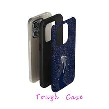 Dreamy Whale Shark Phone Case, Blue Sky, White Stars, Suitable For IPhone17, IPhone16, 15, 14, IPhone13, 12, 11 Pro Max,  S25, S24, S23, S22, S20 - White 1 - View 3