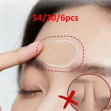 54/30/6pcs Self-Adhesive Sleep Forehead Patches - Reusable Face-Forehead-Eye Anti-Wrinkle Elastic Patches, Full Face Applicable Facial Training Patches, Washable, Sticky And Reusable - A - View 2