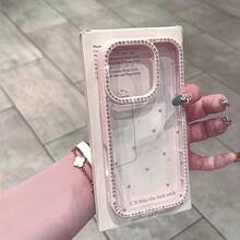 [24h Shipping From DE/FR/ES]Apple 11-17 Phone Case: Creative Design, Light And Luxurious, Slim And Snug Fit, Cute And Adorable Heart Cartoon, Simple, Elegant, Versatile, Suitable For Couples, Drop-Resistant, Wear-Resistant, Scratch-Resistant, High-Definition Printing, HighPhone Case Gift For Women Men Birthday Present - 1 Piece Of Picture Color - View 1