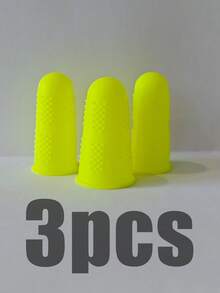 5/3 peças Dedais de Silicone, Dedais, Dedais para Cola Termofusível, Pontas de Dedo de Silicone, Dedais para Cola Termofusível, Almofadas para Pontas de Dedo para Contagem, Organização, Escrita, Classificação, Trabalho com Cola Termofusível e Jogos Desportivos (Cor Aleatória) - Multicolorido - Ver 19