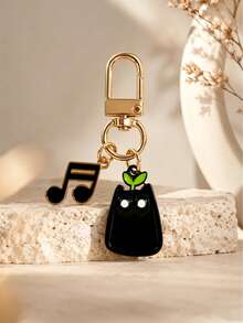 1pc/Multi-Piece Unisex Alloy Oil-Drip Cat Pendant Music Accessory Keychain Cute Bag Charm - Multicolor - View 11