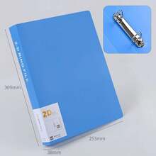 1pc A4 Display Folder 4-Hole/2-Hole, D-Ring Binder, Holds 200 Sheets, Suitable For Paper, Reports, Office, School Supplies, Back To School Essential, Personal, School And Office Project Presentation - Folder - View 11
