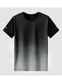 1pc Men's Short Sleeve T-Shirt Outdoor Sports Casual T-Shirt Summer - Grey - View 2