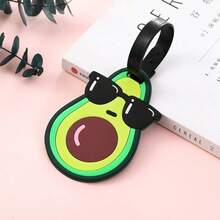 5/4/3/2/1pc Luggage Tags, Cute Airplane Travel Identity Tags With Soft Silicone Strap, Creative Cartoon PVC Material, Waterproof And Durable, Suitable For Women, Fun Personalized Name Tags For Backpacks, Handbags, Suitcases, Passports, Ideal Gift For Travel Enthusiasts, Vibrant Colors And Cute Design - Multicolor - View 12
