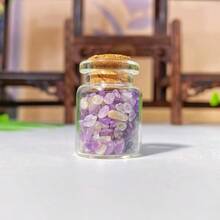 Random 1PC Multi-Material Chips Perfume Bottle, DIY Jewelry Creation, Natural Stone, Gemstone Jewelry, Glitter, Decoration - Multicolor - View 14