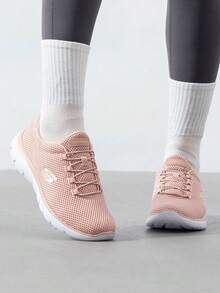 Skechers Women's Casual Slip-On Walking Shoes, Soft Sole Comfortable Shock-Absorbing Sports Shoes For Daily Wear And Leisure, 12985-ROS - Rose Red - View 2