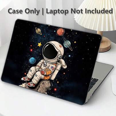 1pc Protective Case, Astronaut UV Printed Pattern, Laptop Protective Sleeve, Minimalist Lightweight Durable Protective Sleeve Compatible With Macbook Air Pro 13.3 13.6 14.2 15.3 16.2 Inch, Suitable For 13 Inch Neo Laptop Protective Case A3404 Model