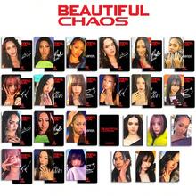 مجموعة 6 بطاقات صغيرة، مجموعة بطاقات عشوائية من ألبوم KATSEYE الجديد BEAUTYFUL CHAOS، مجموعة بطاقات عيون القطة، مجموعة قابلة للجمع للمعجبين - متعدد الألوان - مشاهدة 2
