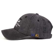 1pc Women's STUPID CANADIAN WOLF BIRD Letter Embroidered Washed Baseball Cap, Street Fashion Hat, Outdoor Sun Protection Casual Cap, Spring/Autumn Travel Beach Vacation - Multicolor - View 6