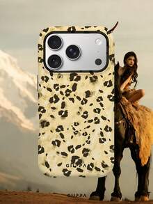 GIIPPA 1pc Shiny Gold Leopard Print Design Phone Case, Compatible With Phone 17 Pro Max, 16 Pro Max, 15 Pro Max, 14 Pro Max, Korean Style High-End Fashionable And Fun Phone Case, Compatible With 11/12/13/14/15/16 Pro Max Plus, Elegant Design Suitable For Men And Women, Perfect Gift For Girlfriend On Christmas, Valentine's Day, Easter, Wedding Season And Birthday! - Multicolor - View 8