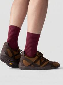 1/5/10 Pairs Bright Vertical Striped Mid-Calf Socks, Comfortable Soft Casual Sports Mid-Calf Socks, Suitable For Daily Wear, Striped Design, Suitable For Parties, Gifts And Other Occasions, Overall Style Is Simple Yet Designed With A Relaxed Feel - Multicolor - View 5