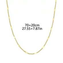 1pc Fashion Minimalist Flat Metal Chain Belly Chain | Bikini Jewelry | Waist Chain | Exquisite Body Chain - Multicolor - View 7