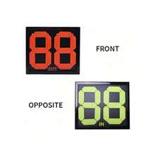 2-Player Substitution Board Double-Sided Display Football Basketball Volleyball Substitution Board Referee Exclusive - Multicolor - View 4