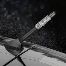 Shiny Rhinestone Car Antenna, Crystal Studded Vehicle Radio Antenna Replacement Part, Universal Short Car Exterior Decorative Antenna, Suitable For Sedan, Truck, SUV - Multicolor - View 13