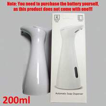 1件 紅外線感應自動皂液器 智能免接觸紅外線感應洗手液機 家用餐飲浴室智能自動洗碗精皂液器[本產品不含電池 - 您需要自行購買4顆AAA電池] - 多色 - 查看 13