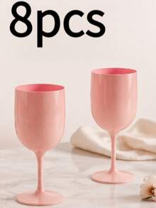 Juego de 8 copas de champán de 320 ml color rosa con relieve vertical, copas de cristal de lujo de alta gama, copas para vino espumoso, vino dulce y vino de frutas, estilo INS, transparentes, reforzadas, resistentes a roturas, con borde liso, copas para brindis en fiestas y bodas, cumpleaños, aniversarios, citas y té de la tarde, accesorios de ambiente, decoración para restaurantes, bares y casas de huéspedes, regalo para parejas, mejores amigas y chicas, recipiente para bebidas en reuniones en el hogar - Multicolor - Ver 11