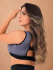 Women Sports Tees & Tanks - Gris Oscuro - Ver 2