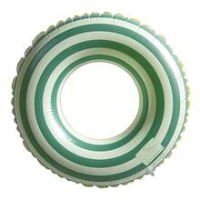 1 pieza Anillo inflable para nadar, Anillo inflable de PVC grueso con rayas retro, Anillo inflable para axilas para adultos - Varios estilos - Ver 13