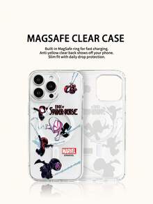 Miniso 時尚磁吸手機保護殼 男款，適用 iPhone 18 18pro 18promax 17ProMax/17 Pro/Air/16 Pro Max/15 Plus/14/13/IP 17/15Pro/12 Pro/11/16 Plus,XR Apple Android 機型，Galaxy S22,S23plus,Galaxy S23ultra S24plus,Galaxy S25,Galaxy S25ultra,Galaxy S26,S26ultra 防摔防刮保護殼，適合作為家人與朋友的節日禮物 - 透明1 - 查看 2