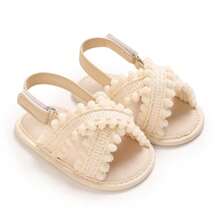 Summer 0-1 Years Old Infant Girl Cute Delicate Soft Sole Breathable Walking Sandals - Apricot - View 1