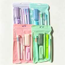 1 Set 6-Piece Stationery Gift Pack, Highly Attractive Student Gift, Learning Supplies, Back To School Gift, Birthday Gift, Student Learning Supplies, Classroom Reward, Graduation Season Gift - Sets - View 8