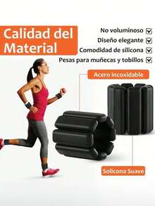 Adjustable Wrist And Ankle Weights (Unisex), Fitness Weight Set, Suitable For Sports, Yoga, Walking, Running, Dancing, Pilates, Aerobics, Home Fitness Wearable Wristbands. Weighted Bracelets - Adjustable Ankle And Wrist Weights, Suitable For Men And Women - Multicolor - View 7