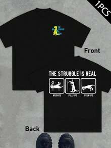 Men T-Shirts - Black - View 1