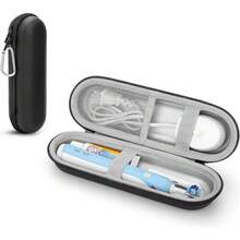 1pc Universal Portable Toothbrush Travel Case, EVA Electric Toothbrush Travel Case - Shockproof Waterproof Storage Box, Large Capacity, Can Store Toothbrush, Brush Head, Charger And Accessories, Suitable For Storing And Protecting Your Toothbrush During Travel And Business Trips - Multicolor - View 1