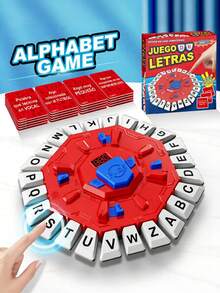Spanish Alphabet Game - A fast-paced memory game with round ABS boards, timers, and colorful letters for entertainment and multiplayer educational games - Verschiedenfarbig - Übersicht 11