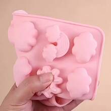 1pc Rainbow Cloud Sunflower Silicone Soap Mold, Mini Soap Mold | Easy Release Reusable Resin Casting Mold | Suitable For DIY Handmade Jewelry, Candles, Soaps, Home Decor And Gift Making - A - View 5