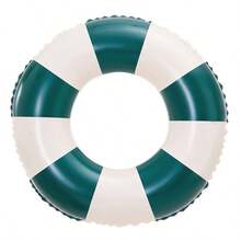 1 pieza Anillo inflable para nadar, Anillo inflable de PVC grueso con rayas retro, Anillo inflable para axilas para adultos - Varios estilos - Ver 14