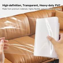 Transparent PVC Anti-Cat Scratch Tape, Clear Double-Sided Self-Adhesive Anti-Cat Scratch Tape, Invisible Wear-Resistant Furniture Scratch Protection Film, For Leather Sofa And Wall, Easy To Apply Without Residue, Cat-Specific Anti-Scratch Sticker, Invisible And Aesthetic For Cat-Friendly Home Environment - View 5