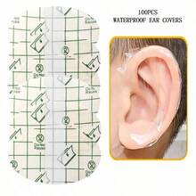 100pcs Premium Waterproof Earplugs, Odorless Soft Comfortable, Suitable For Swimming, Bathing And Hair Washing, Durable Disposable Swimming Ear Protectors - Multicolor - View 1