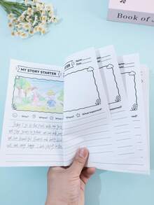 Buku Cerita dan Gambar Kreatif Bahasa Inggris untuk Anak-Anak, Buku Cerita Menyenangkan yang Merangsang Imajinasi, Panduan Belajar untuk Musim Kembali ke Sekolah, Buku Pekerjaan Rumah untuk Guru - MultiWarna - View 6