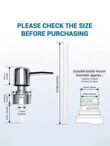 1/3/5/7/10pcs Cosmetic Pump Head Funnel, Pump Dispenser, Perfume Refill Tool, Perfume Spray Bottle Refill Tool, Perfume Refill Pump Head - Multicolor - View 5