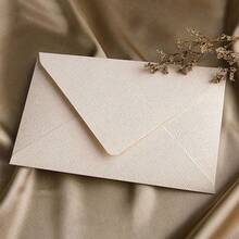 10 Beige Envelopes DIY Gift Bags Wedding Invitation Set Cash Red Pockets Stationery Back To School Supplies - A - View 10