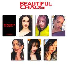 مجموعة 6 بطاقات صغيرة، مجموعة بطاقات عشوائية من ألبوم KATSEYE الجديد BEAUTYFUL CHAOS، مجموعة بطاقات عيون القطة، مجموعة قابلة للجمع للمعجبين - متعدد الألوان - مشاهدة 9