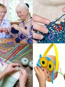 Cylindrical Colorful Needle Threader, Sewing Threading Tool DIY Sewing Accessories, Bead Threader, Elderly Needle Threader, Quick Needle Threader, Automatic Needle Threading Assistant For Elderly, Thumb Sewing Machine Threader, Multi-Functional Quick Needle Threader, Sewing Machine Threader - Multicolor - View 5