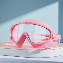 3/1pc Anti-Fog High Definition Swimming Goggles, Unisex Large Frame Swim Goggles With Earplugs, Rafting Eyewear, Swimming Goggles - 彩色 - 查看 13