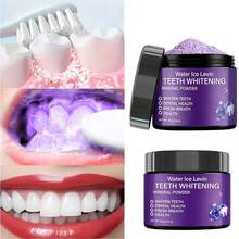 Purple Teeth Cleaning Powder, Oral Health Fresh Breath, Teeth Whitening, Teeth Polishing, Deep Cleaning Tooth Powder, Daily Travel Teeth Cleaning Powder, Teeth Polishing, Deep Cleaning Tooth Powder - Mint Flavor - View 1