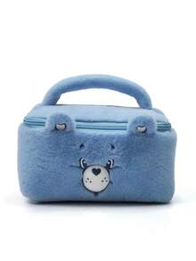 Care Bears Plush Makeup Bag With Handle, Portable Travel Toiletry Organizer Bag For Girls, Gift - Multicolor - View 16
