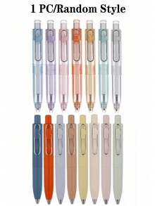 6/1 Stück süßer Mini-Kugelschreiber mit 0,5 mm Spitze, schwarze Tinte, glattes Schreiben, tragbar, Schreibwaren für Schüler, Geschenk zum Schulanfang, Schulpreis, Tagebuch-Schreibstift, Projekt-Schreibstift - A - Übersicht 10