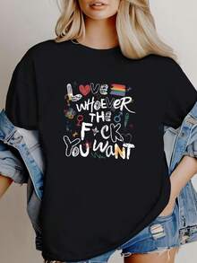 Women T-Shirts - Black - View 1