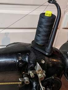縫紉機用垂直大線軸架，家用縫紉機線架，防纏繞導線器，適用於家用縫紉機與拷縫機，手工縫紉工作室配件 - D - 查看 6