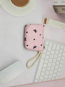 12pcs/6pcs/3pcs/1pc Fashionable Bowknot Pattern Wallet/Card Holder, Multi-Functional Jewelry Bag, Gift For Festivals And Parties, Valentine's Day Gift - Multicolor - View 7