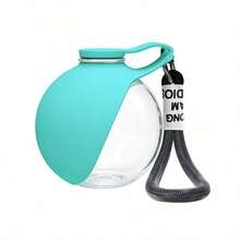 Garrafa de Água para Animais de Estimação de 9,64 Oz em Aço Inoxidável / Plástico, Copo de Viagem Portátil à Prova de Vazamentos com Tigela de Beber Dobrável, Disponível em Rosa e Azul, Garrafa de Água Portátil para Cães, Dispensador de Água para Animais de Estimação ao Ar Livre, Adequado para Gatos e Cães - Multicolorido - Visão 14