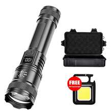 Multifunctional Rechargeable LED Flashlight With Digital Power Display, Zoomable Adjustable,3 Light Modes Suitable For Camping, Night Patrol, Auto Repair, Exploration, Fishing And Emergency Use - Multicolor - View 11