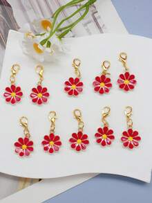 紅色八瓣花A