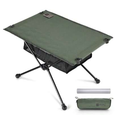Portable Camping Table, Ultralight Beach Table With Oil-Proof Mat And Mesh Storage Bag, Aluminum Alloy Folding Table For Hiking, Tailgating, Backpacking, Fishing, Beach And Picnic