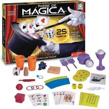 Brinquedo Passe de Mágicas 20 truques Kit de Mágica Nig - Multicolorido - Visão 5